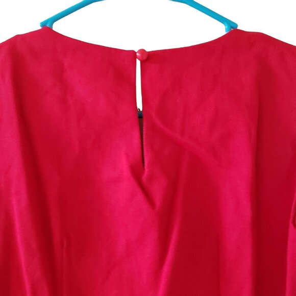 NWOT FC Lucid Retro Red & Plaid Schoolgirl Dress sz m - Picture 6 of 10